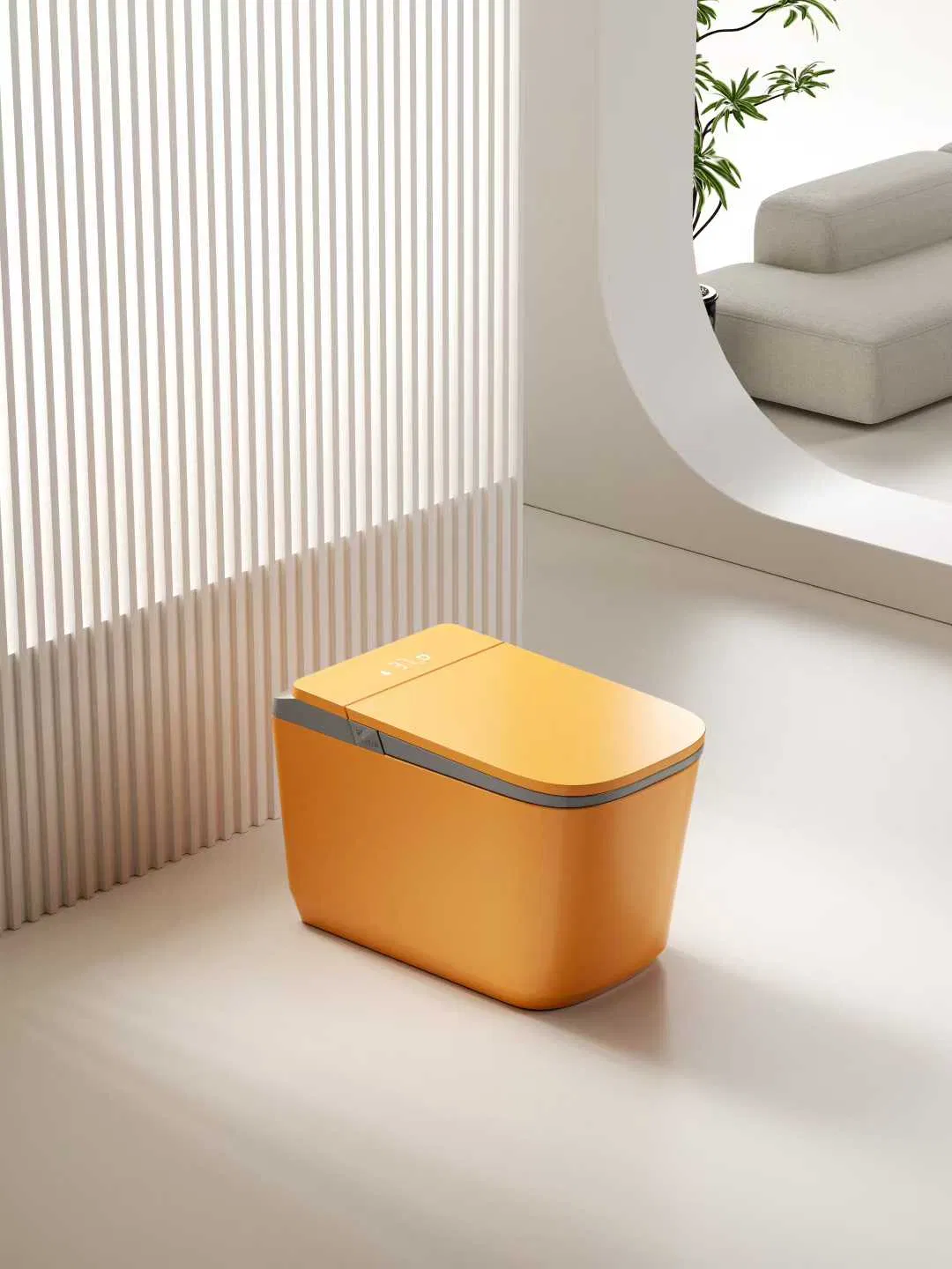 New Design Styles Luxury Large Bowl Various Colorful Floor Standing Smart Toilets