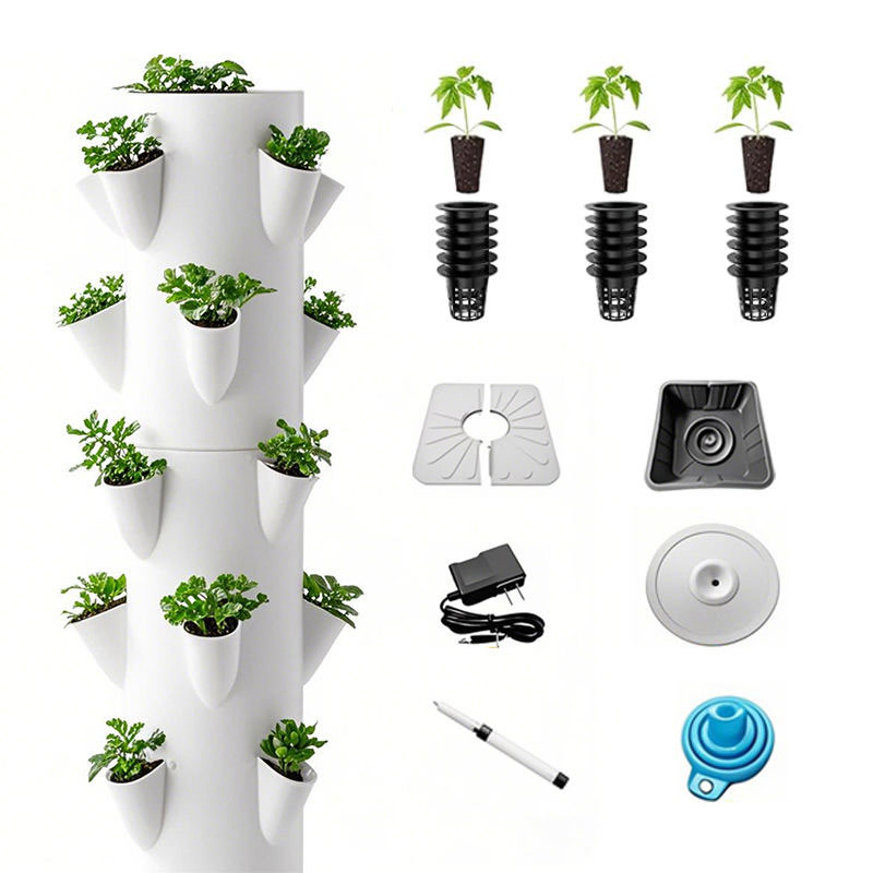 5/7/9 Layers Customized Vertical Hydroponics Tower