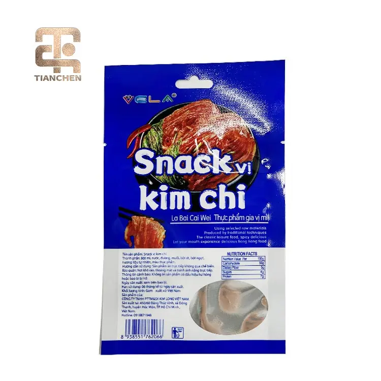 China Three Side Seal Bag/Custom Food Grade Moisture-Proof Company, Factory