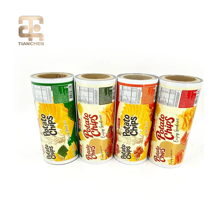 China Roll film - Soft Food Grade Plastic Film for Potato Chips Custom Size Printed Logo Heat Seal Flexible Packaging Companies, Factories