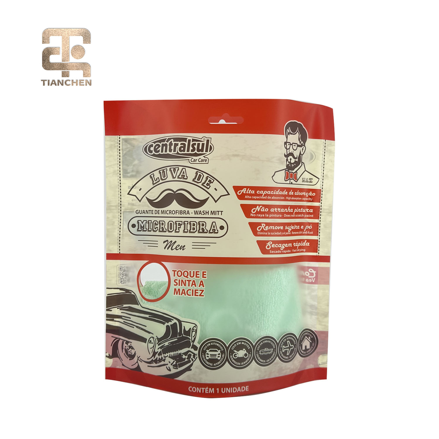 Customized Transparent Plastic Pouch