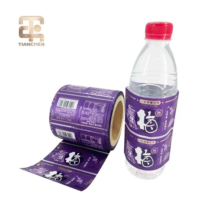China Suppliers Factory Custom Moisture Proof Shrink Wrap Bands Sleeve Labels for Beverage Bottles