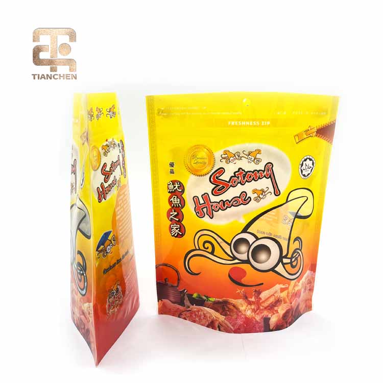 Seafood pouch display 2