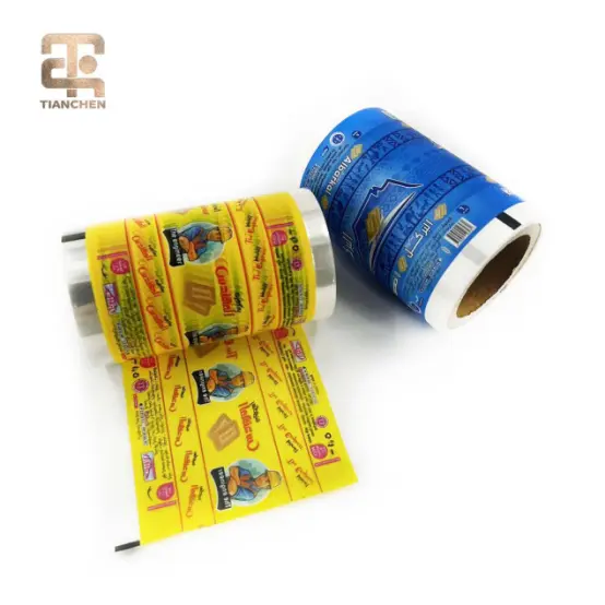 China Suppliers Factory Automatic Gravure Printing Wrapped Film Roll for Food Packaging and Laminating Products