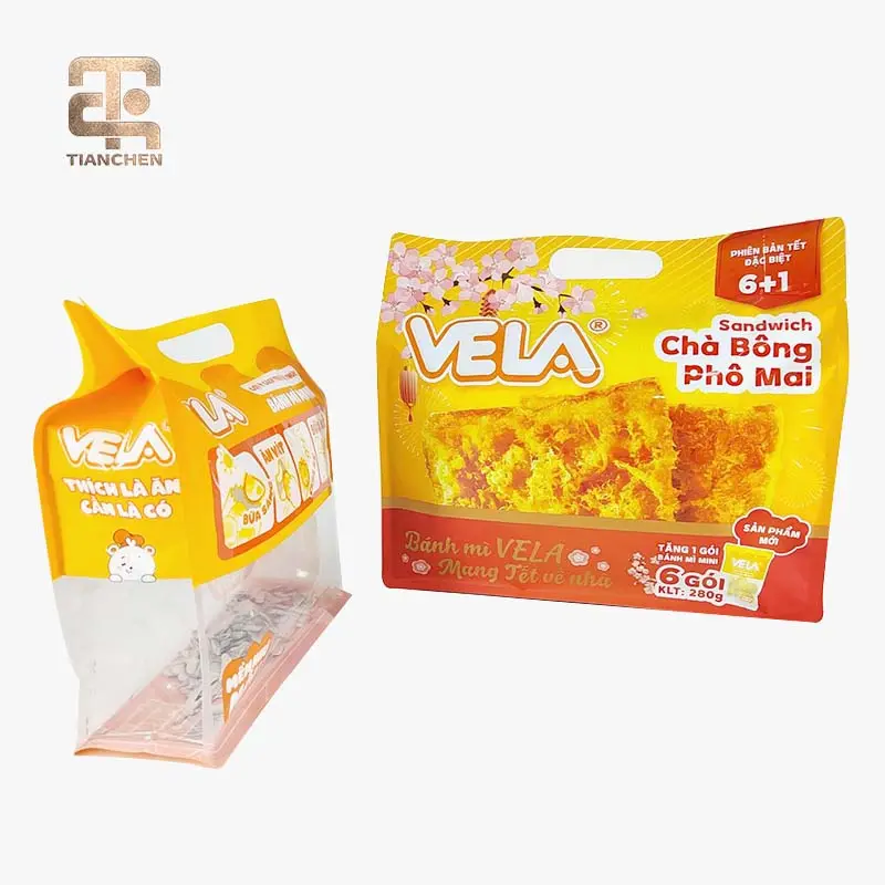 ODM Flat Bottom Bag /Bread & sandwich Packing Pouch Company, Factories
