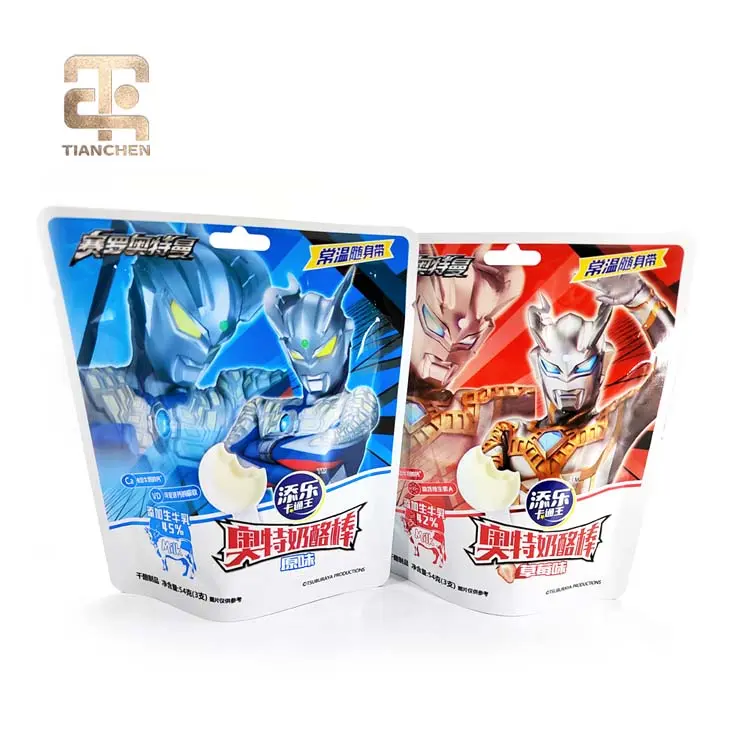 China Suppliers Factory Customized Resealable Mylar Snack Food Doypack Zip Bags for Dried Fruits and Snacks