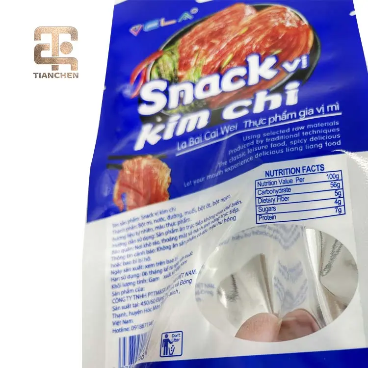 China Three Side Seal Bag/Custom Food Grade Moisture-Proof Company, Factory