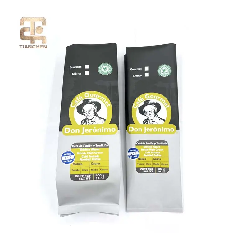 OEM Custom Flat Bottom Coffee Bean Packing Pouches from China Suppliers | High-Quality Factory Options Manufacturers, Company
