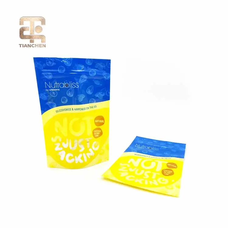 OEM Zipper Top PET+PE Moisture Proof Stand up Pouch for Seed /Spice /Fertilizer Feed /Noodle Packaging Supplier, Factories