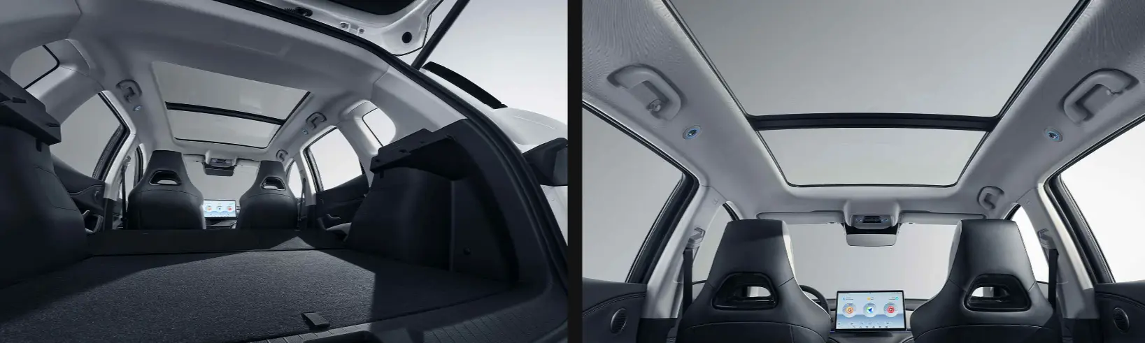 Trunk space and sunroof