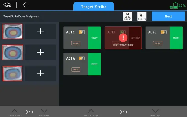 Assign target list