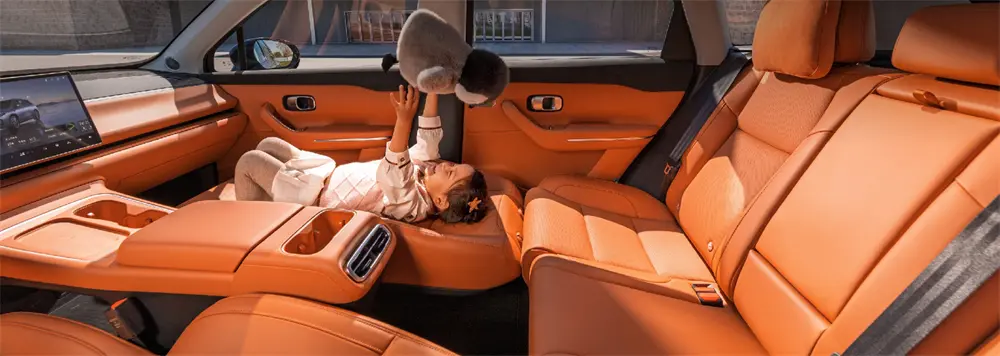 180-Degree Reclined Front Seats Lounge