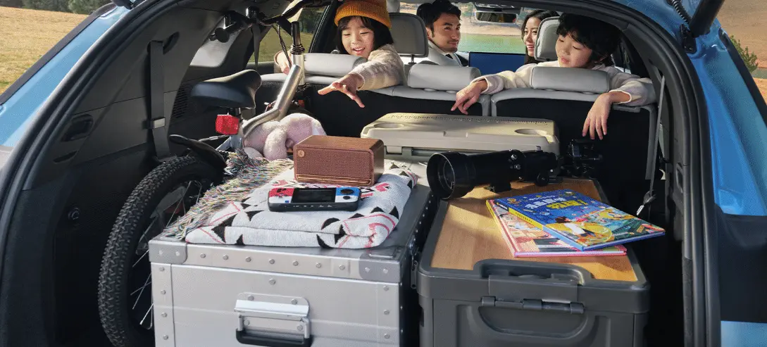 BYD Tang DM 5 seat configuration trunk space
