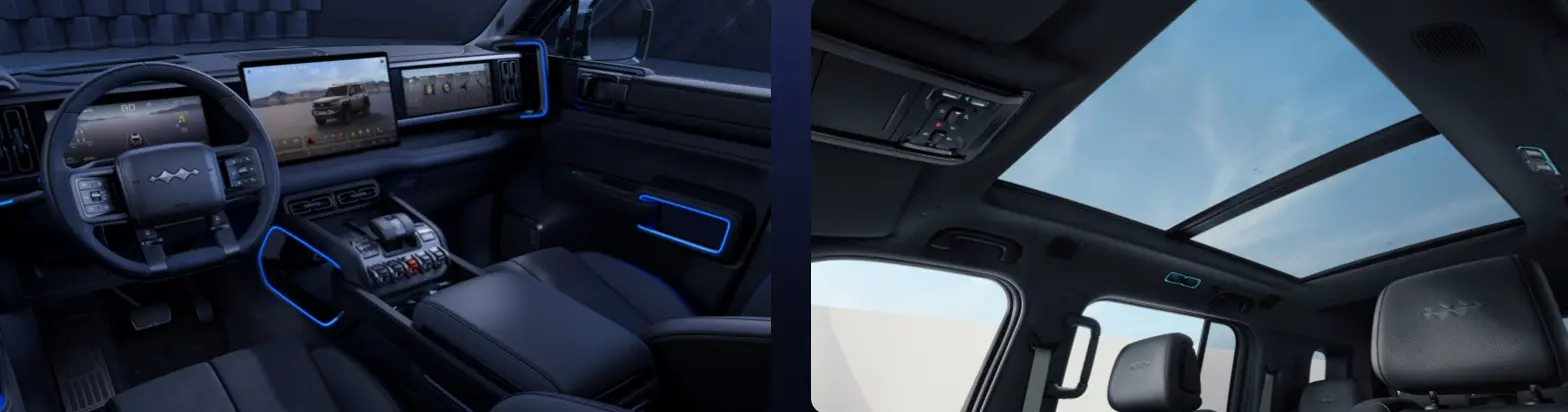 Interior Ambient Lighting and Sunroof