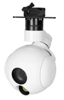 30x optical zoom lens double light pod