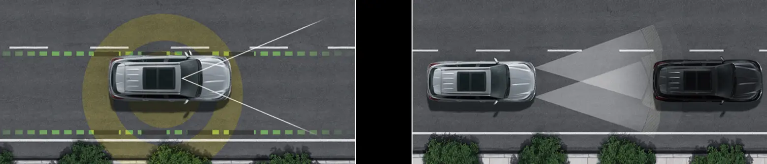 Driving assist system display