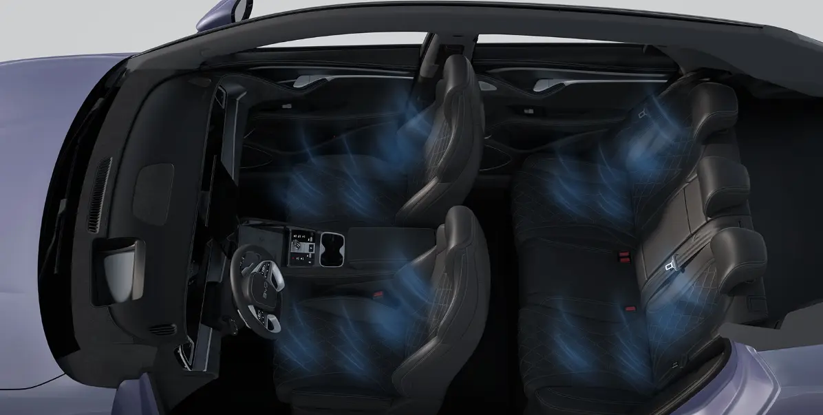 Ventilated and heated seats