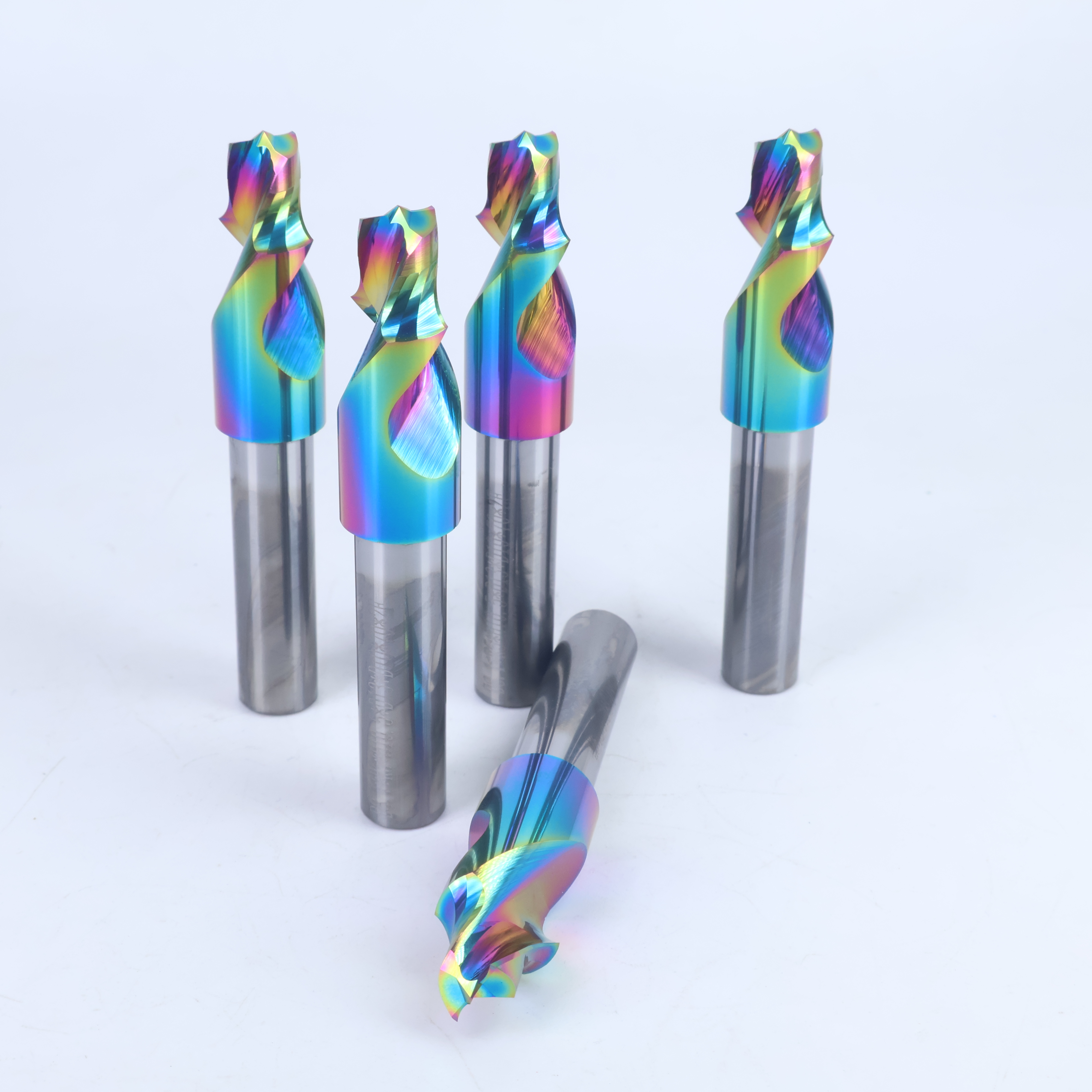 High Quality Color-coated Step Drill Made of Hard Alloy for Wood Panel Processing