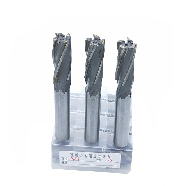 Superparticulate Straight-Handled Taper Shank End Mill Spiral Vertical Milling Cutter with Tungsten Steel Carbide Welding Blade