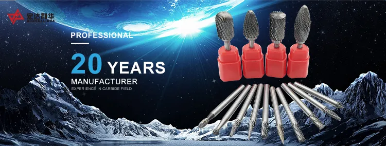 Manufacture Solid Carbide Oil Drill Bits with HRC45 HRC55 HRC 65