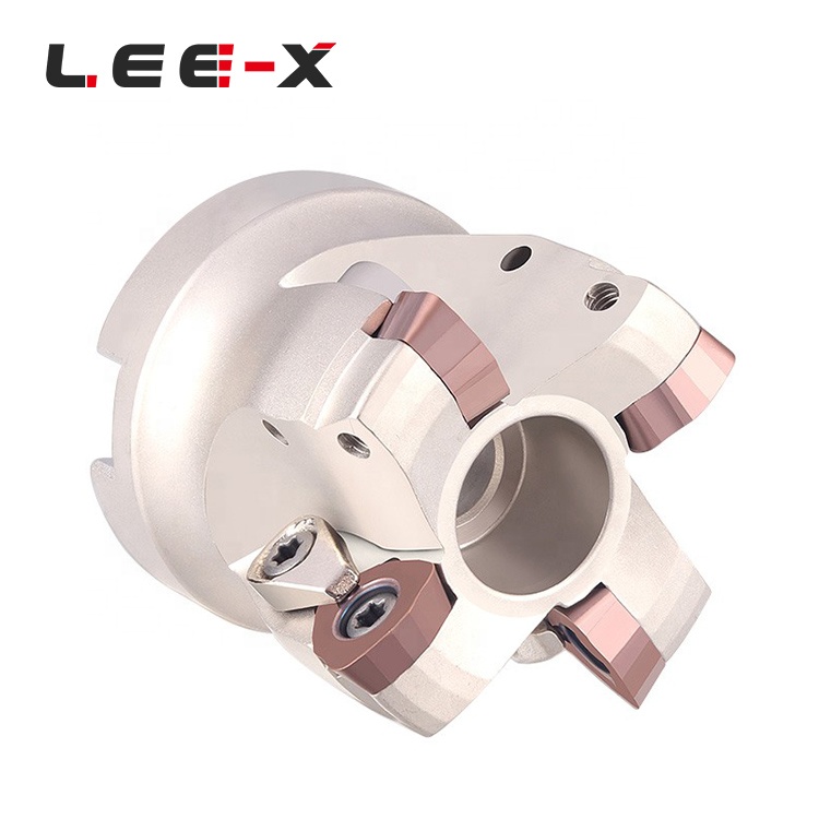 LEE-X AJX Face End Mill AJX09/12/14 High-Feed Face Mill Indexable Lathe Machine Face Milling Cutters for Inserts JDMW09/12/14