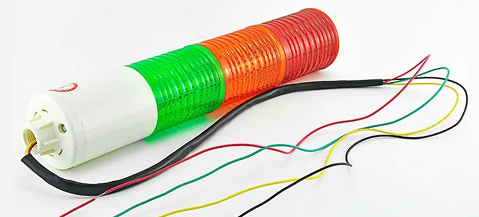 Three color alarm light