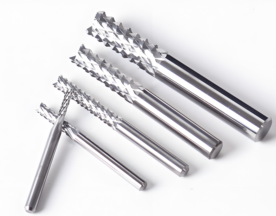 YMD Premium High Feed Rate Anti-Vibration Carbide Cutters Corn Tooth End Mills For CNC Woodworking/MDF Panel Processing Tools