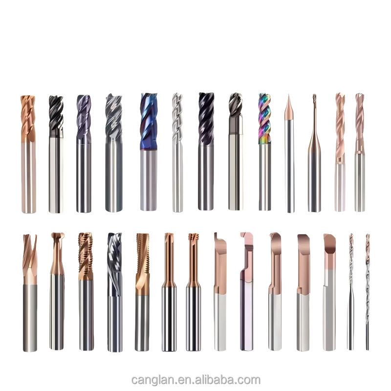 58 Degree 2 Flutes Ball Nose End Mill For General Purpose 3D Molding Alloy Steel And Plastic Materials OEM AlTin Coated 55HRC