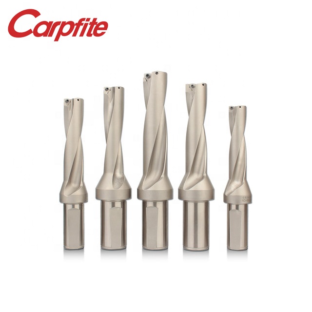 CNC Drilling Tools Indexable 3D U Drills 32mm to 40mm Diameter