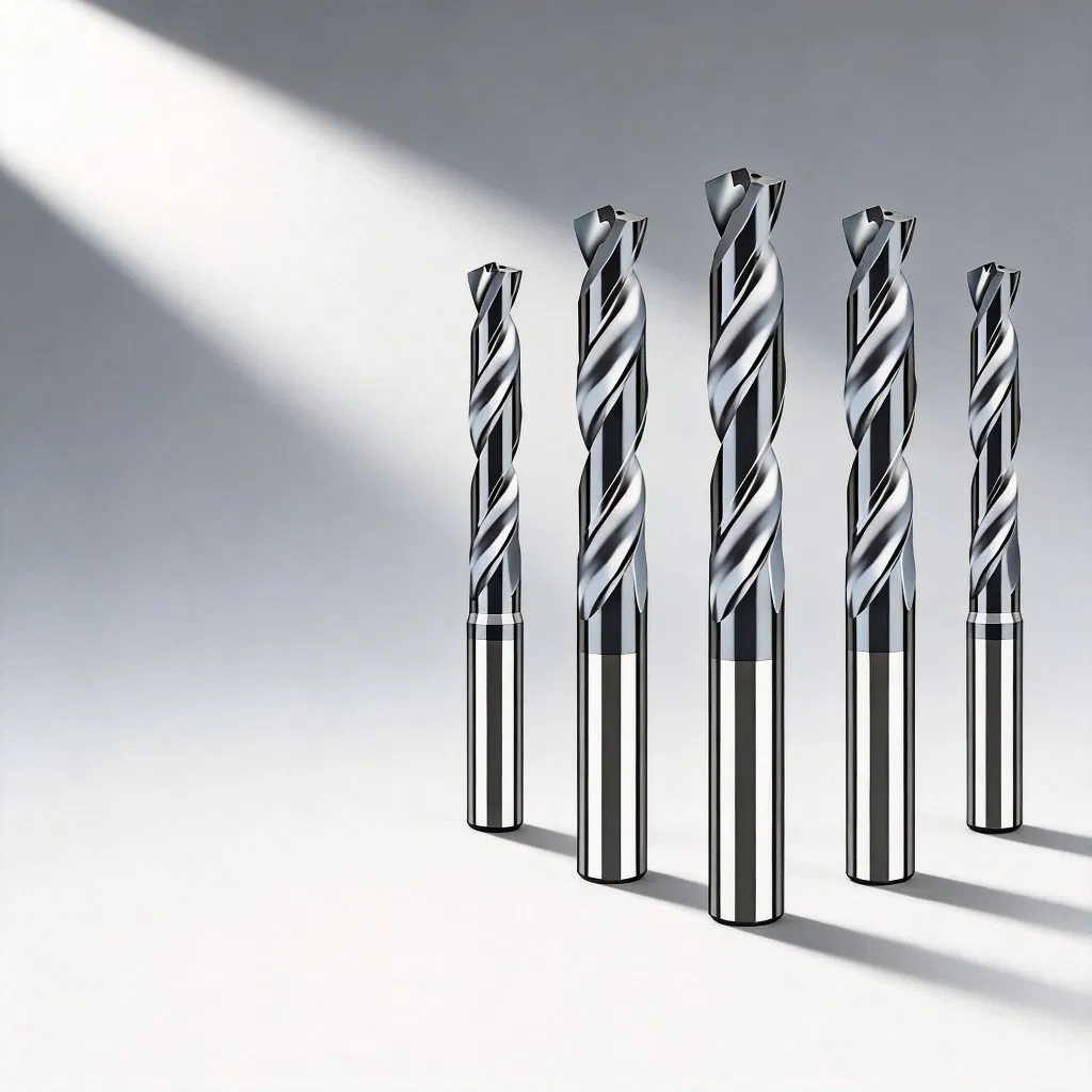 Solid Carbide Internal Coolant Drill Bit for Deep Hole Drilling