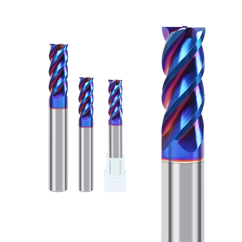 Advanced Solid Carbide End Mill For CNC Router Flat End Milling Cutter For Stainless Steel Aluminum Mold High Performance