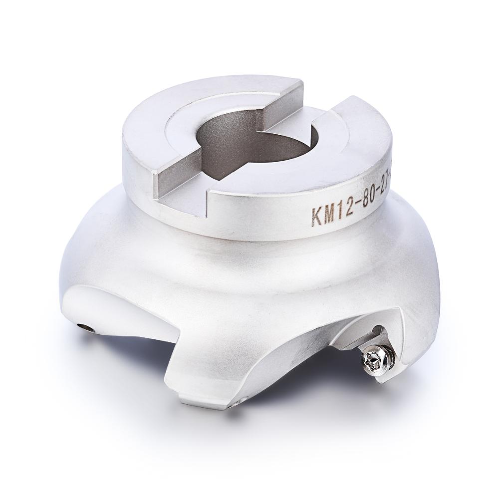 DOHRE KM 45 Degree Indexable Face Mill for Aluminum, Anti-tooth Milling Cutter