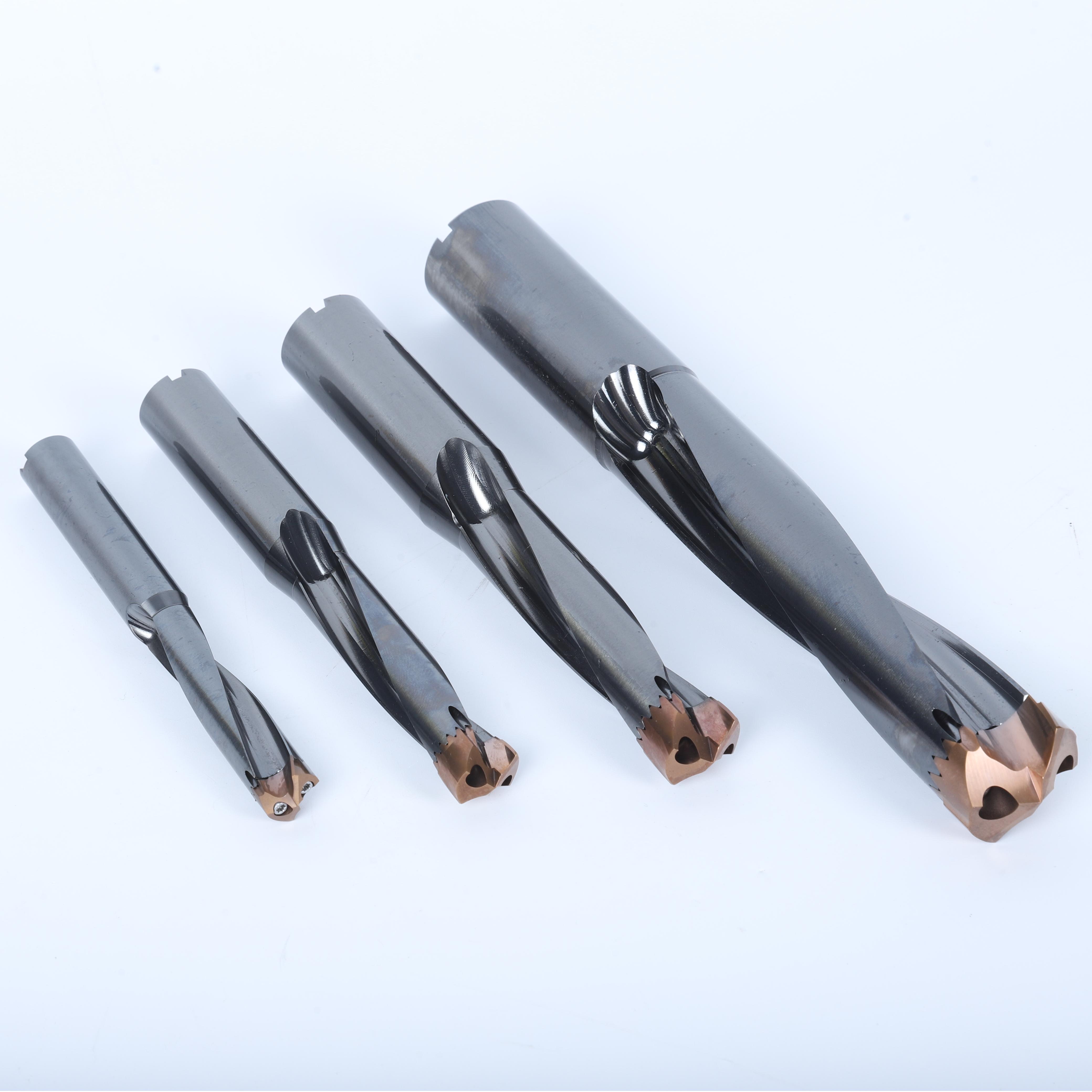 Tcea Inserts 3D 5D 8D CNC Indexable Cutter Sword Tooth Drill Deep Hole Drill For HRC50 Steel