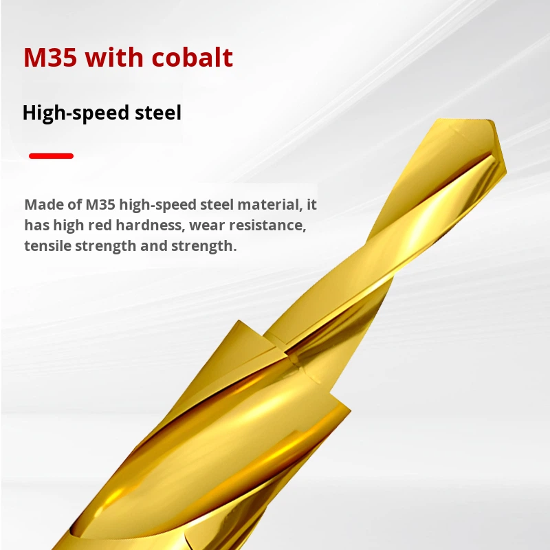 BOSSL Cobalt-Containing Step Drill Bit Set Stainless Steel Screws Countersink Drill Composite Drill Customizable Unfinished Made