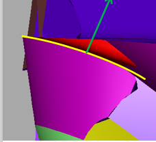 Arc Rake Face Detail 1