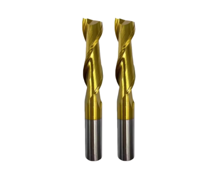 Cobalt-Containing Titanium-Coated End Mill 4 Flutes/3 Teeth 2 Flutes Straight Shank Keyway High-Speed Milling Cutter Milling