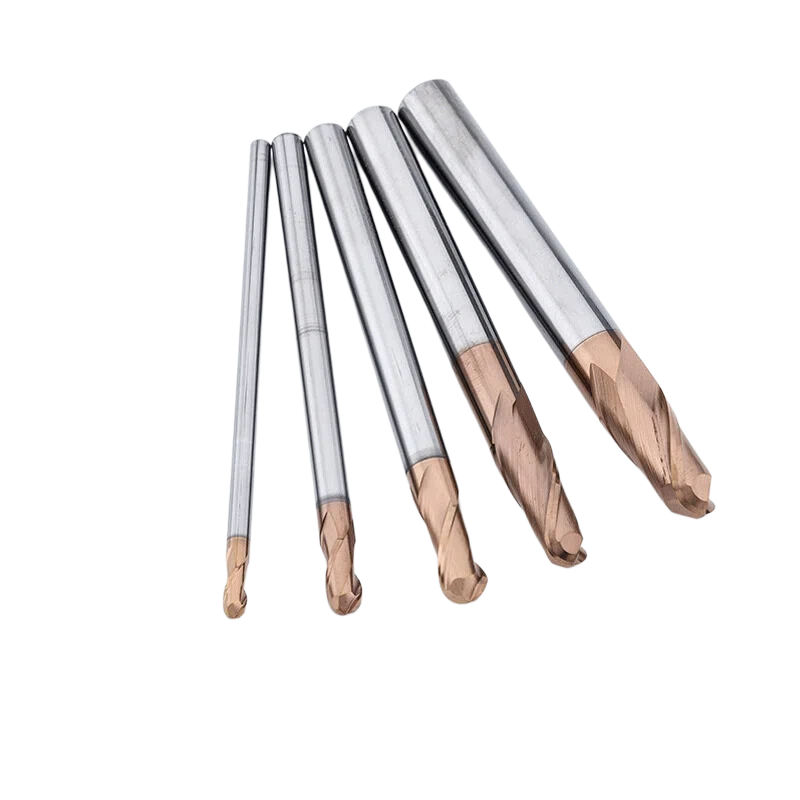 3D Mold Cavity Finishing 2-Flute Ball Nose End Mill HRC55 Nano Blue D6 R3 22mm Wholesale OEM/ODM