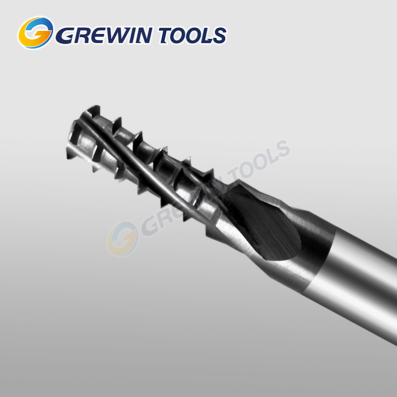 Grewin 60&deg; Metric Staggered Tooth Full Profile Thread Mill Anti-Vibration for Steel Stainless Steel