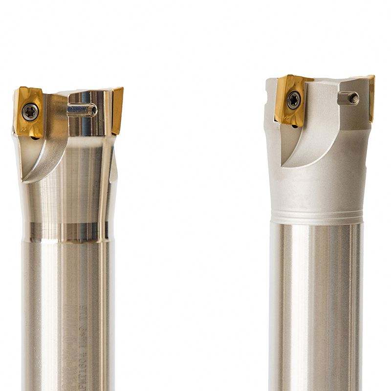 Indexable Face Mill &amp; Shoulder Milling Cutter Set with TiN Coated Inserts for CNC Machining of Steel &amp; Aluminum