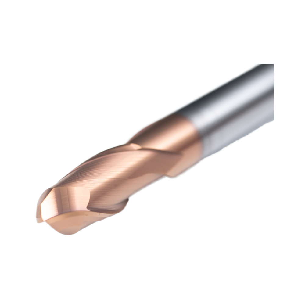 Ball Nose End Mill 2 Flute Carbide Ball End Cutter for CNC Machining 3D Contouring Mold Making Universal Processing ODM OEM