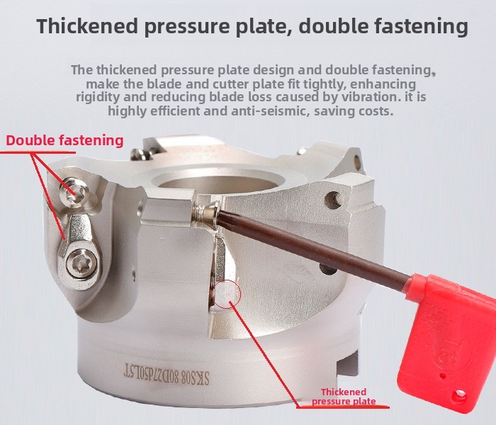 AJX14 Indexable Face Mill with Milling Holder