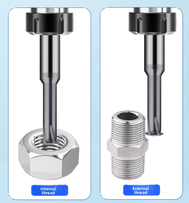 Solid Carbide Thread Mill Stainless Steel Single Flute Extended Milling Cutter for CNC Machining Center