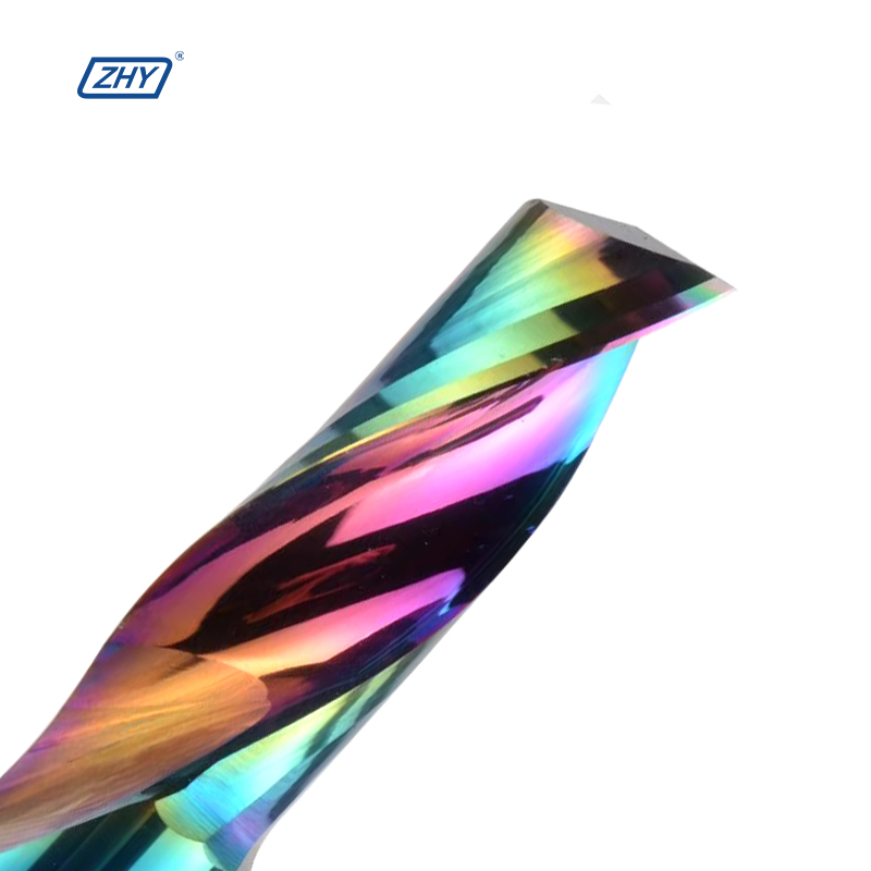 Zhy Oem Custom Spiral Single Flute Endmill Single Edge Single Blade End Mill Milling Cutter