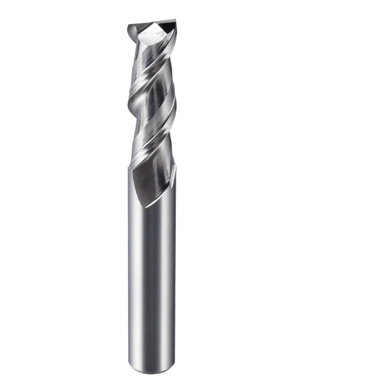 55HRC 2-edge Tungsten Steel Milling Cutter Alloy Keyway Special Extended Straight Handle Two-edge Coated End Mill CNC Data Tool