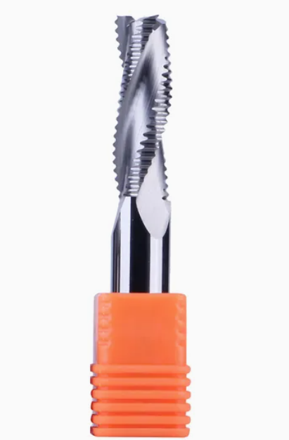 ZZST Factory Tungsten Carbide End Mills Three Flutes Ripple Roughing Milling Cutter Steel Spiral Roughing End Mills