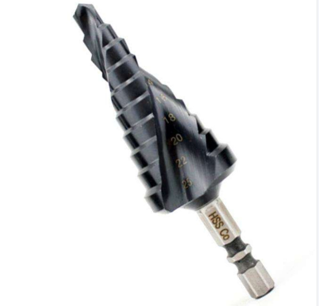 M35 Step Drill Spiral Double Slot Step Drill