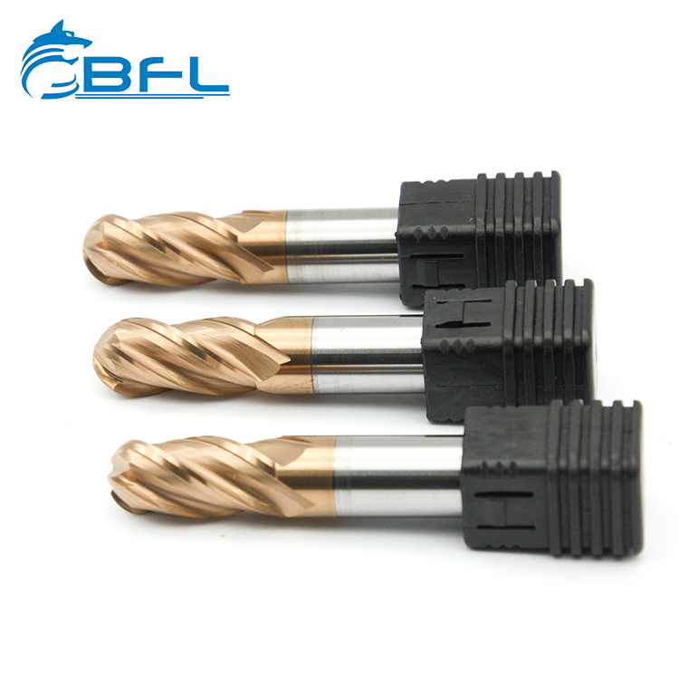 BFL Ball Nose Cutting End Mills Router Bit Tools Cutters OEM Inch Size 3/8"Shank 7/16"Shank 1/2"Shank
