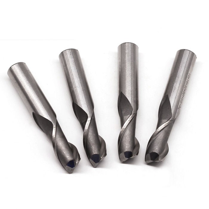 Hss Straight Shank End Mill 2 Flute Keyway Square CNC Milling Cutter