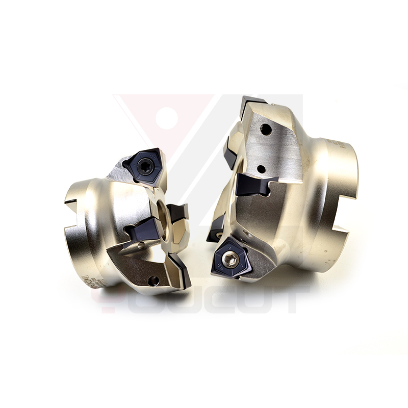 90&deg; Indexable Face Mill Series, High Feed CNC Milling Cutter, for Steel &amp; Stainless Steel Rough/Finish Machining