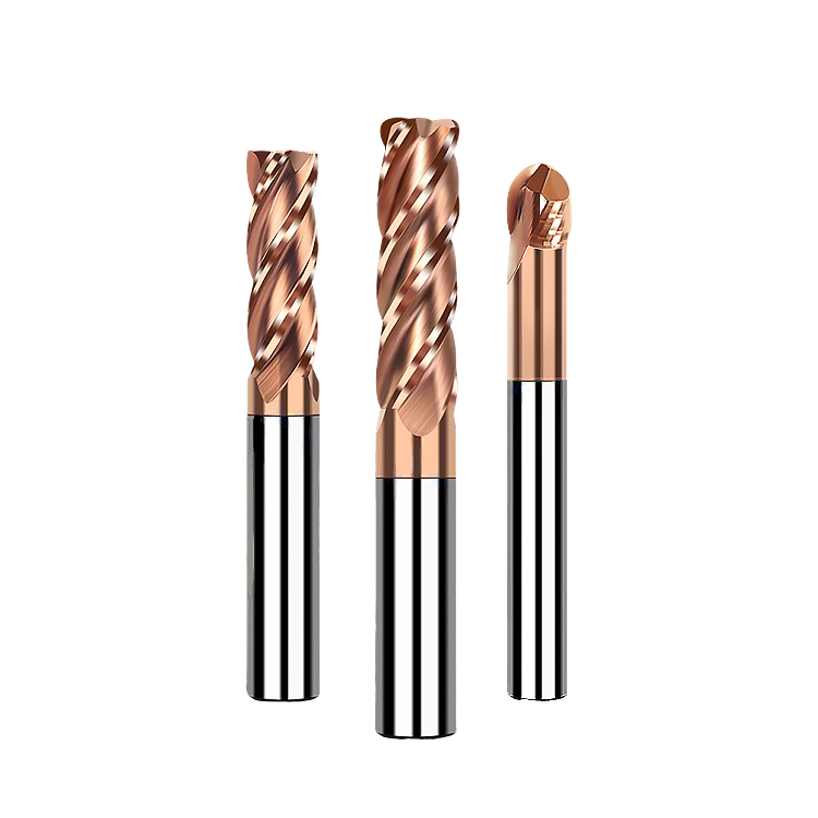 Special ball flat ball nose end milling cutter for hardware stamping dies